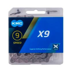 Цепь KMC X9 Silver/Grey