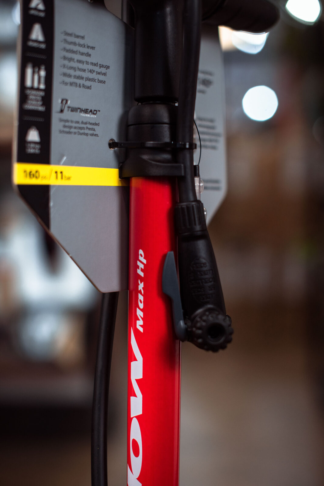 Насос напольный Topeak Joeblow Max HP Red