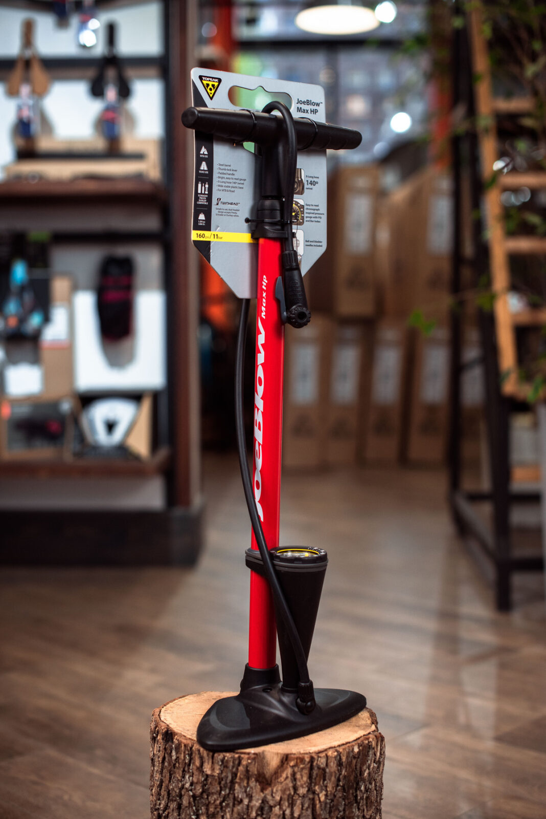 Насос напольный Topeak Joeblow Max HP Red