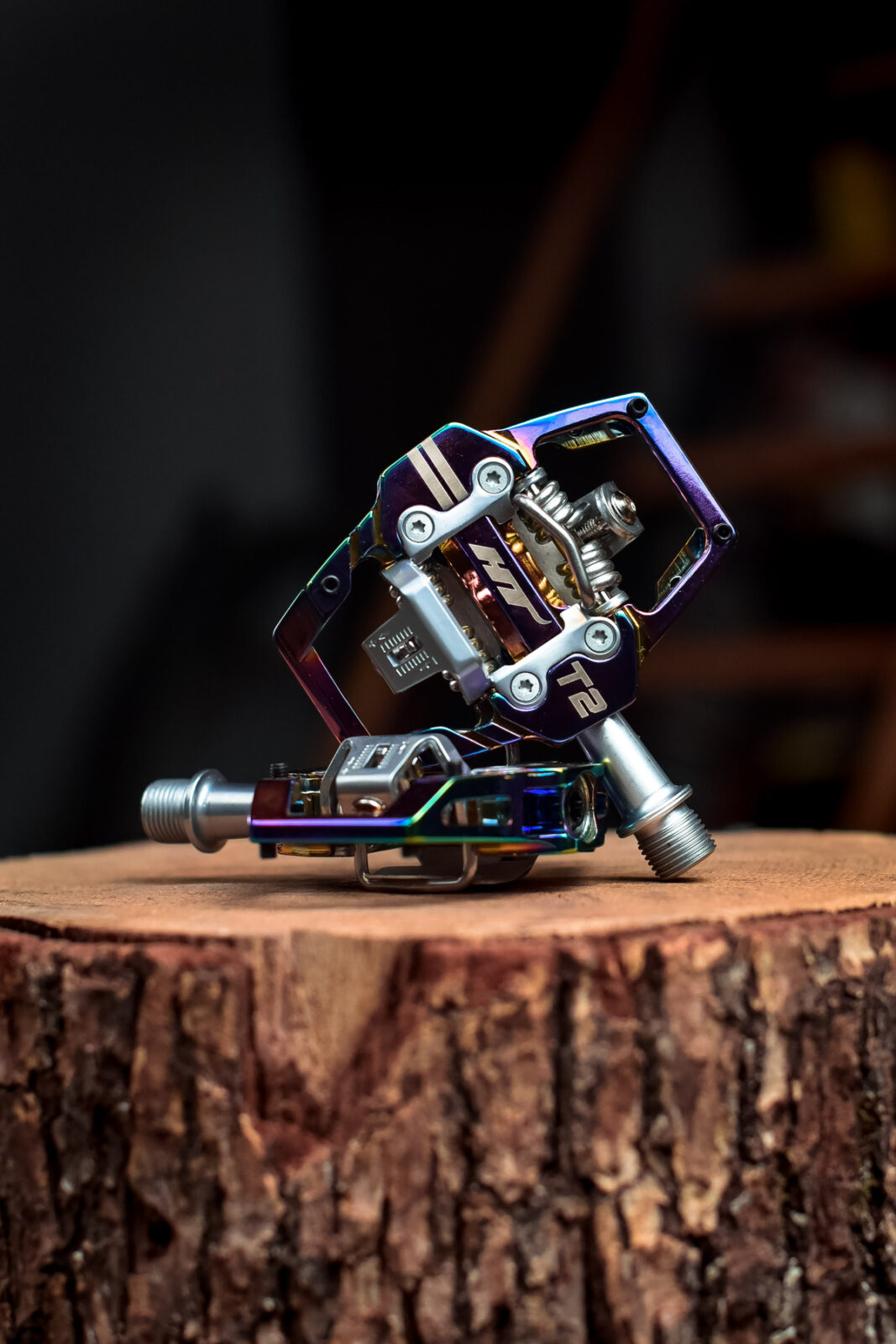 Контактные педали HT T2 Oil Slick