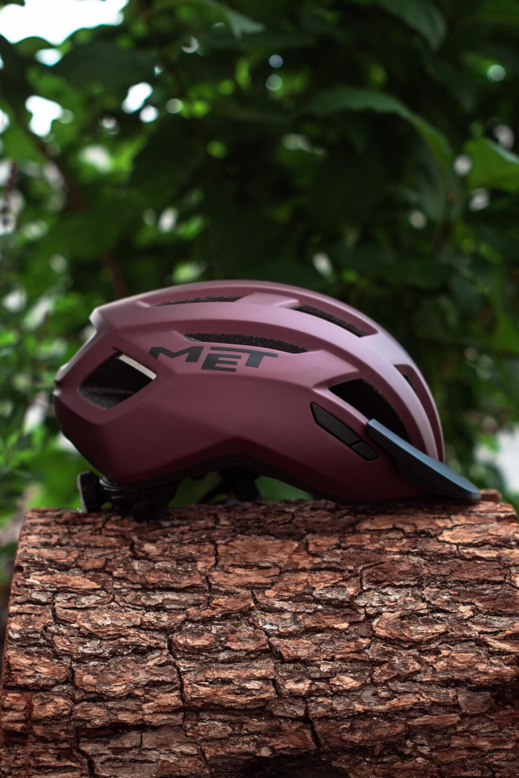 Велошлем Met Allroad Burgundy