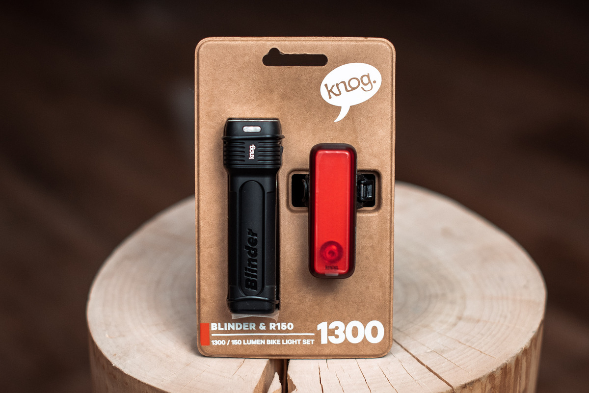 Комплект фонарей Knog Blinder 1300 & Blinder R-150