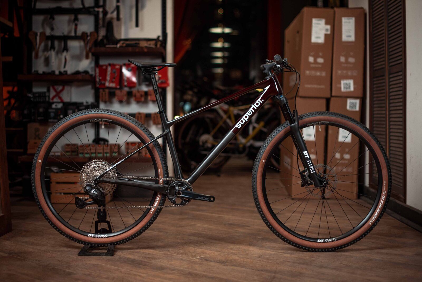 Велосипед Superior XP 9.6 Matte Carbon/Red Carbon