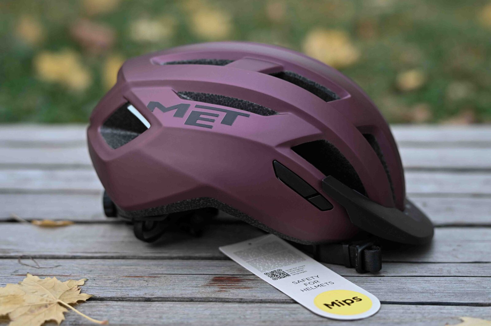 Велошлем Met Allroad MIPS Burgundy