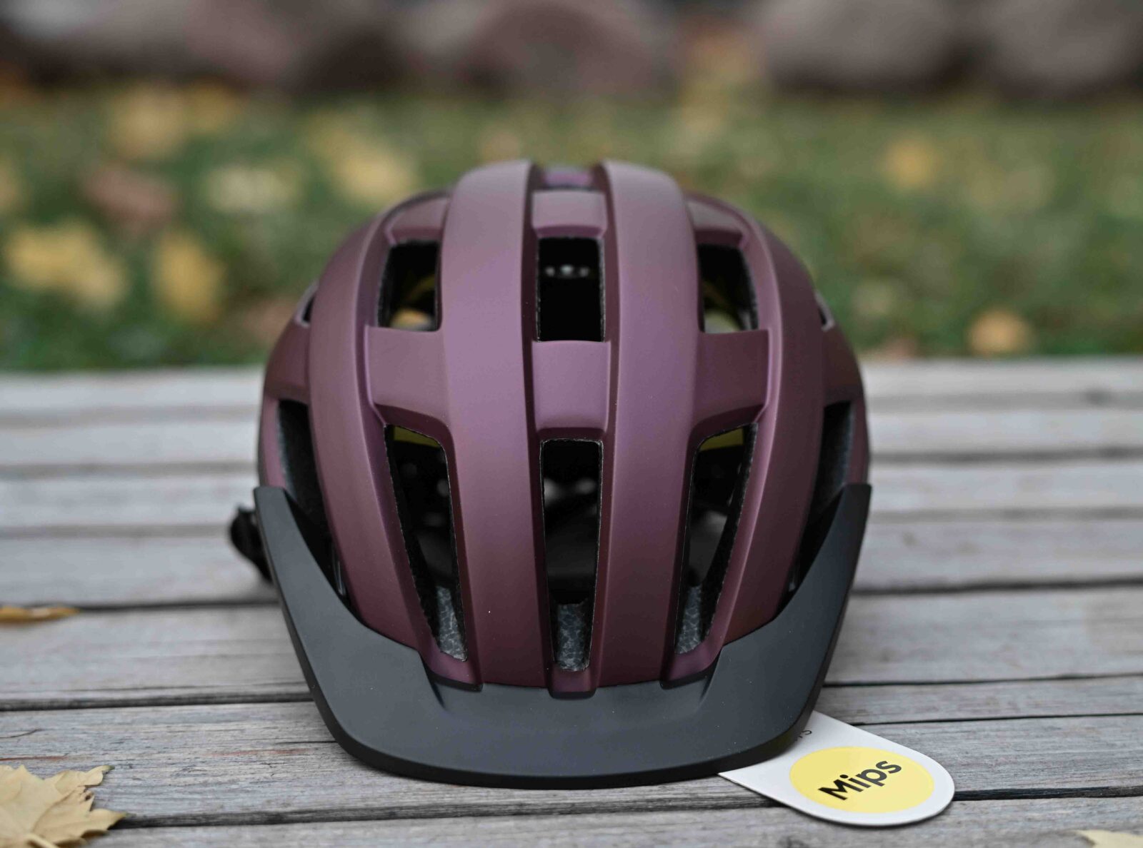 Велошлем Met Allroad MIPS Burgundy
