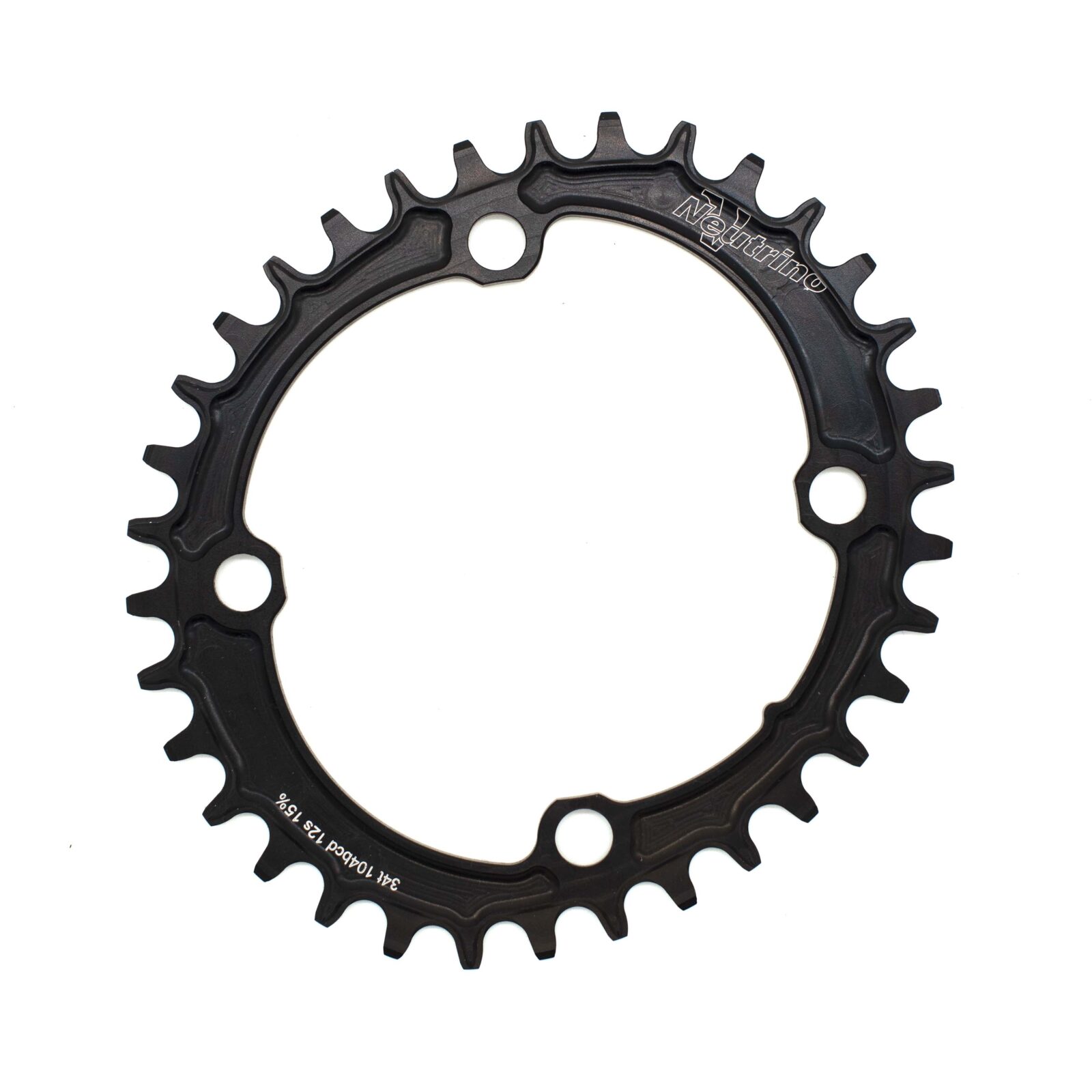 Звезда передняя Neutrino BCD104 SPD10/11/12 Oval Black