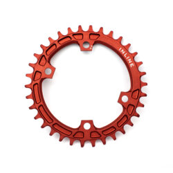 Звезда передняя Inline BCD96 Asymmetric SPD10/11 Red
