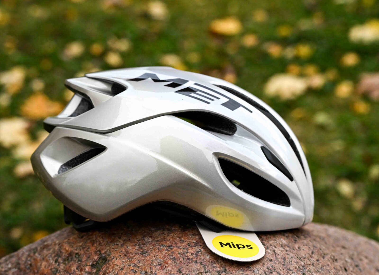 Велошлем Met Rivale MIPS Silver Grey