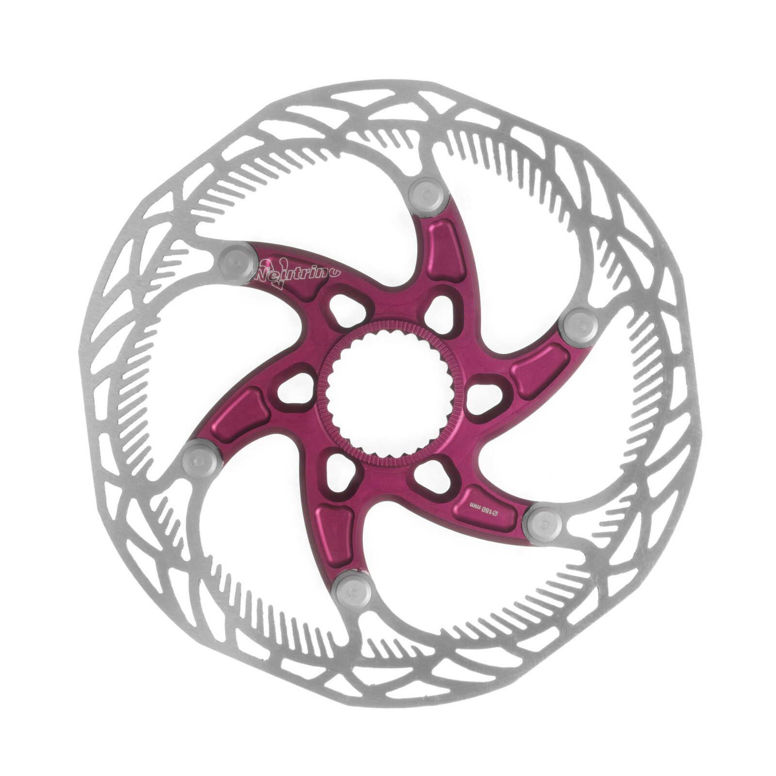 Ротор Neutrino на пауке Centerlock Magenta