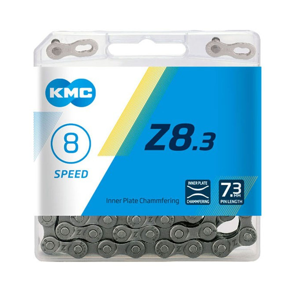 Цепь KMC Z8.3 Silver/Grey