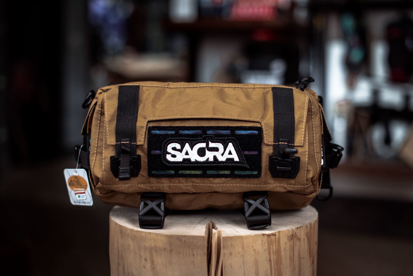 Сумка на руль Sacra Vector Mini 3.0 Xpac Fidlock Ochre