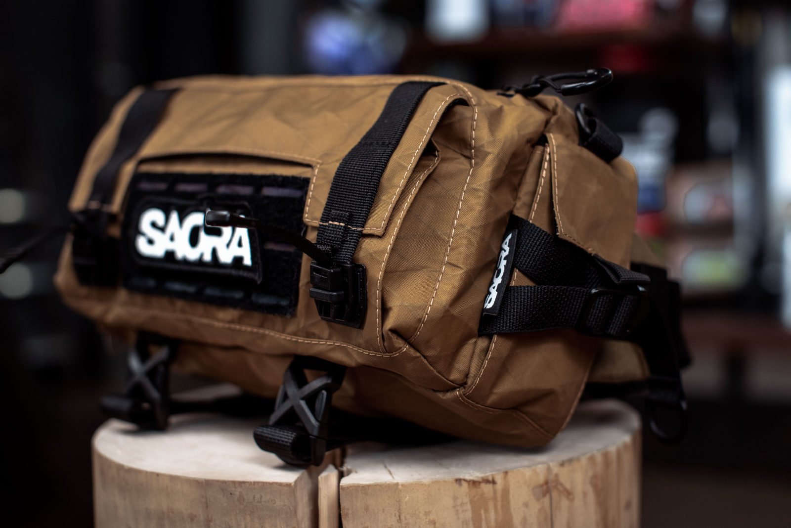 Сумка на руль Sacra Vector Mini 3.0 Xpac Fidlock Ochre
