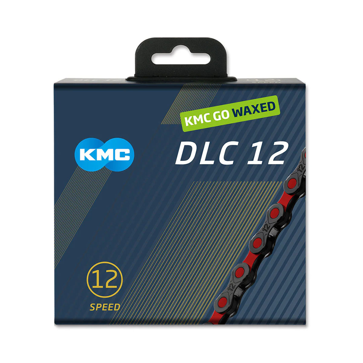 Цепь KMC DLC12 Black/Red
