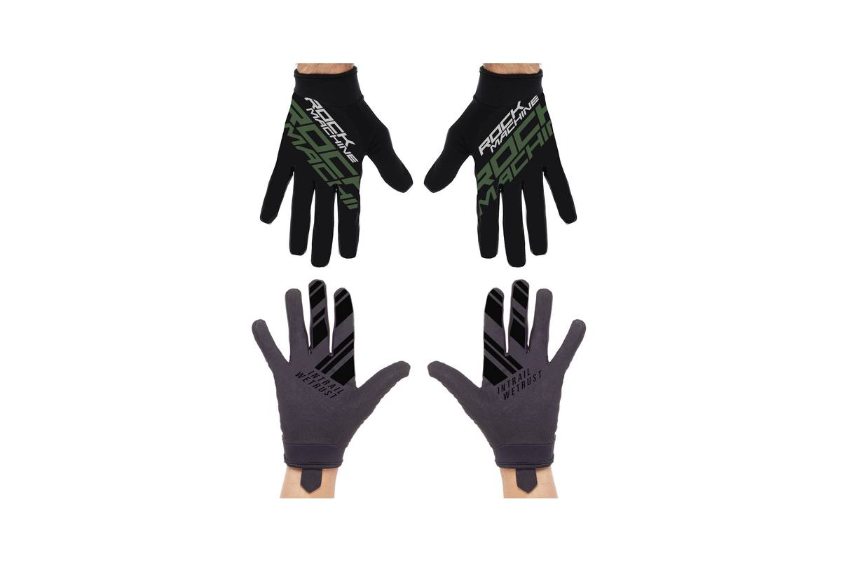 Велоперчатки Rock Machine Race FF Black/Grey