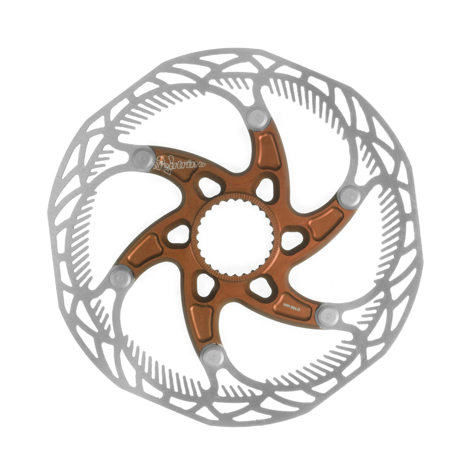 Ротор Neutrino на пауке Centerlock Yellow