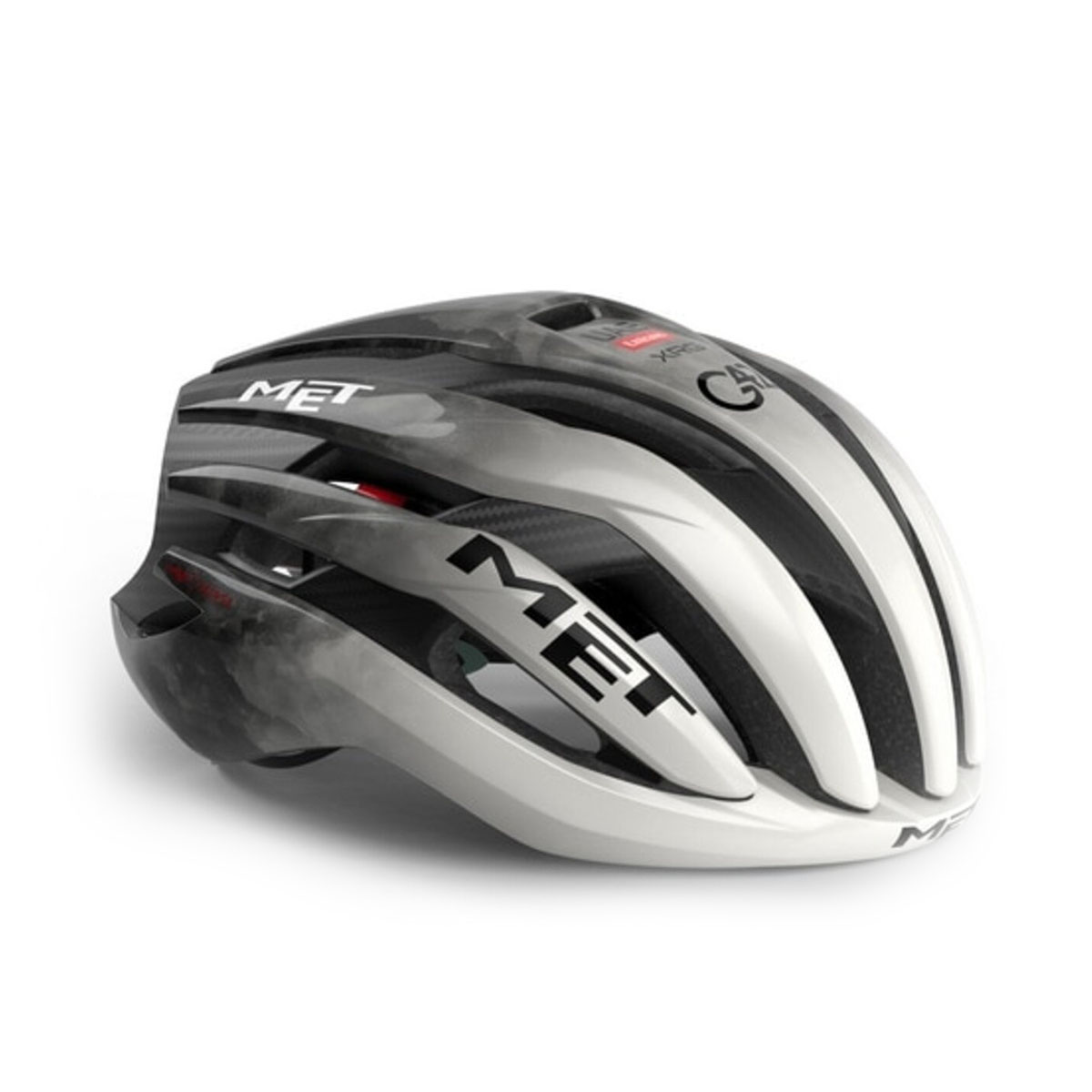 Велошлем Met Trenta 3K Carbon White/Silver