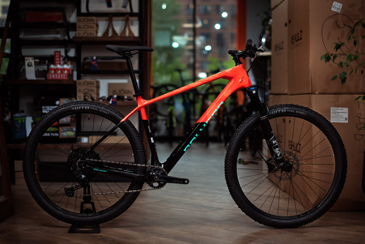 Велосипед Polygon Syncline C5 Red Black