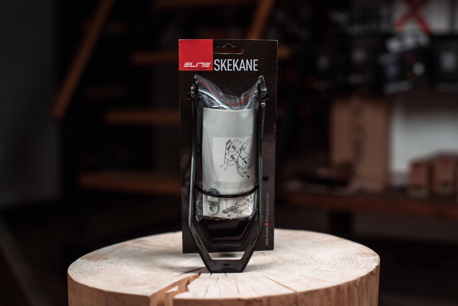 Адаптер флягодержателя Elite Skekane Kit Saddle Black