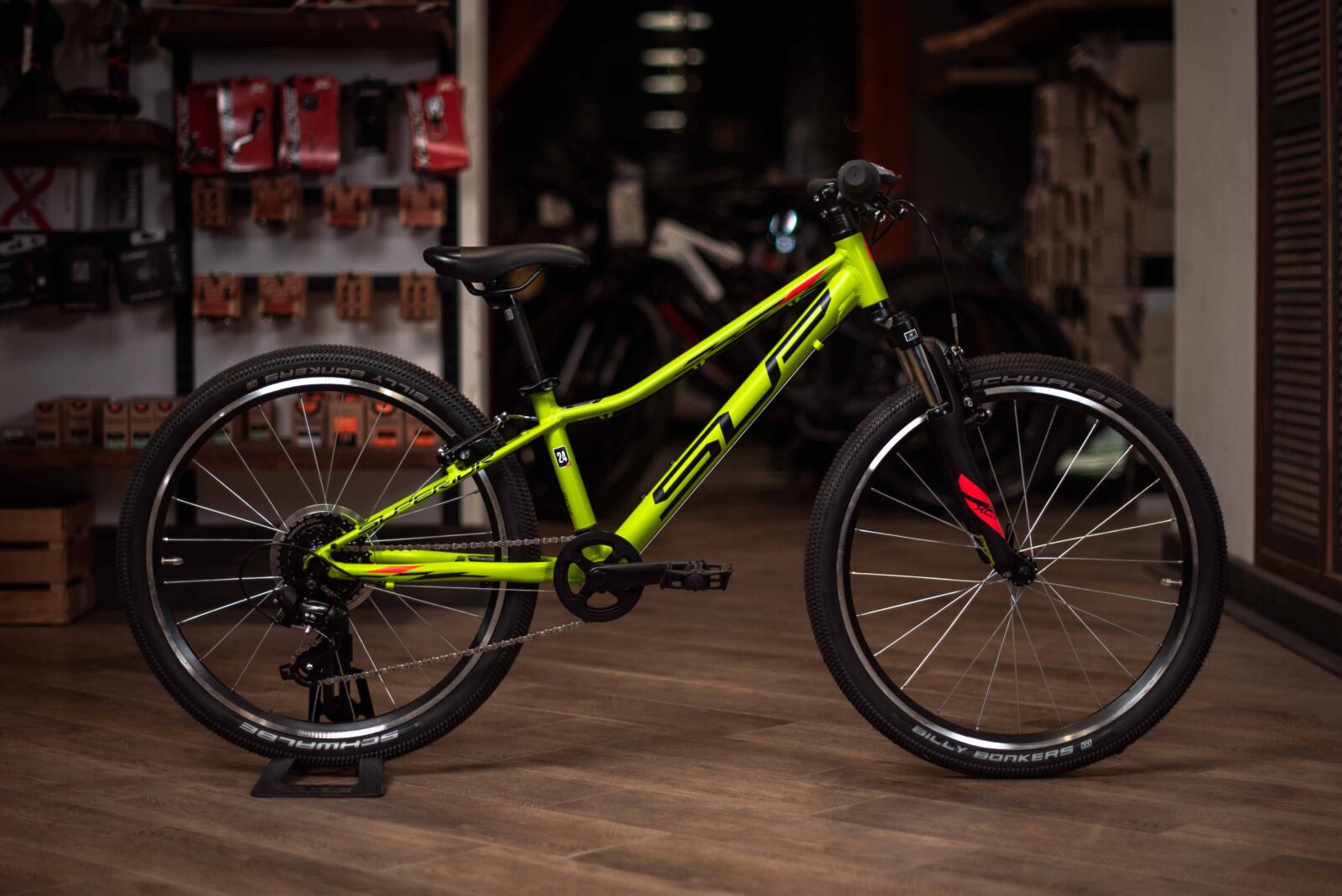 Велосипед Superior Racer XC 24 Matte Lime/Black/Red