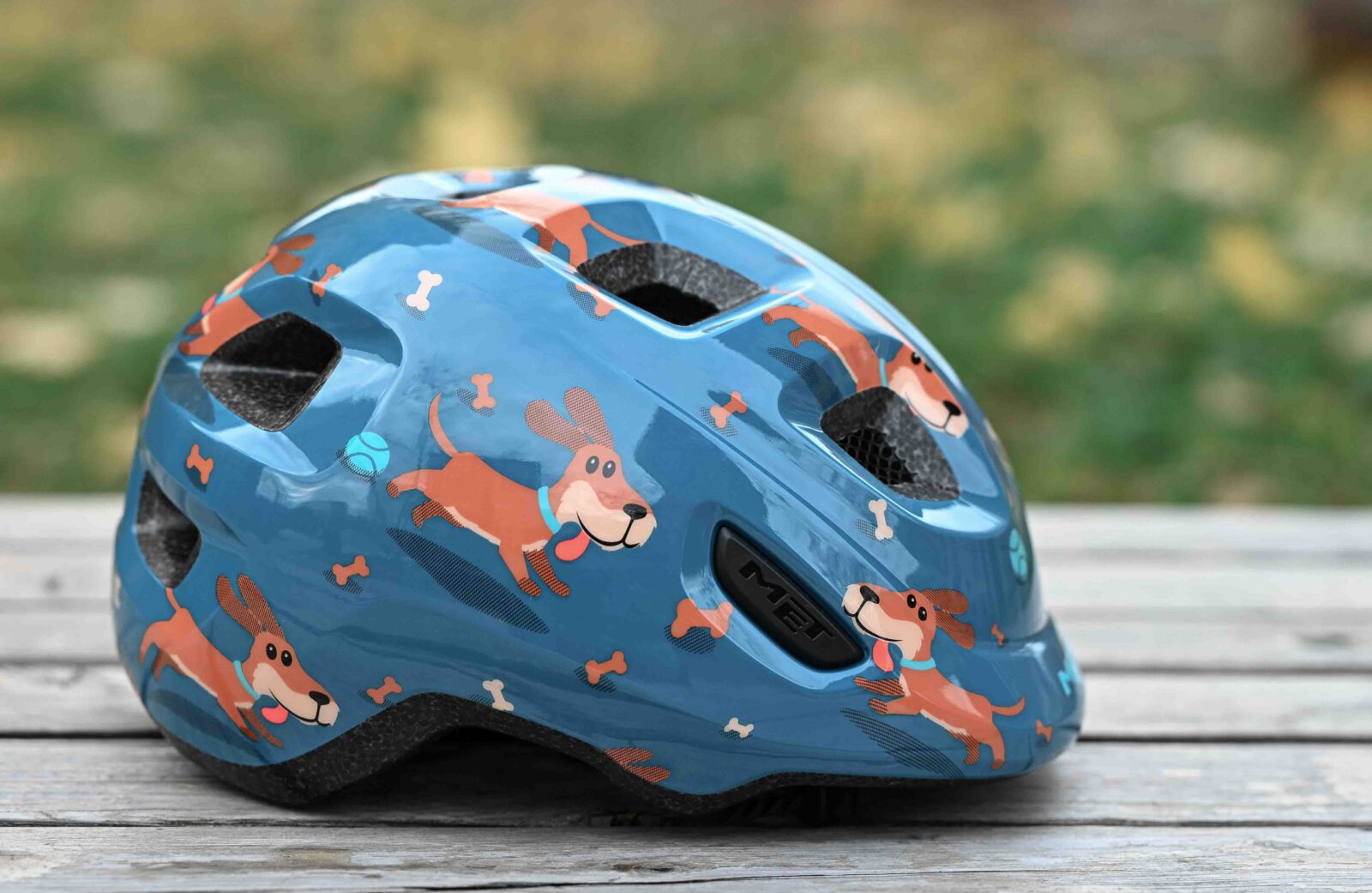 Шлем детский Met Hooray Blue Teckel