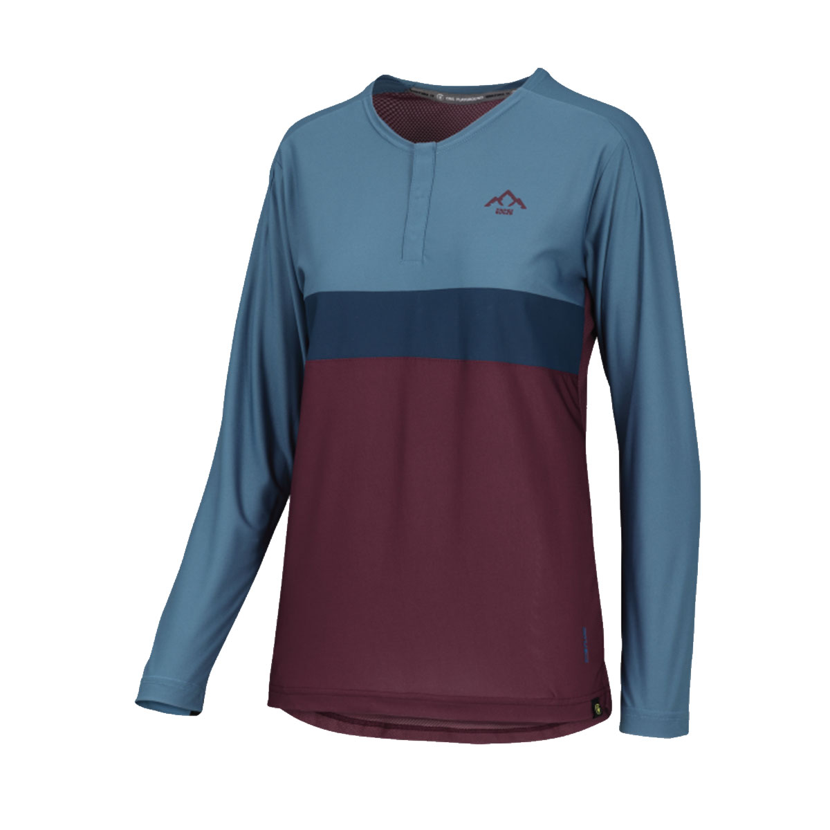 Джерси IXS Flow XTG LS henley Raisin-Marine