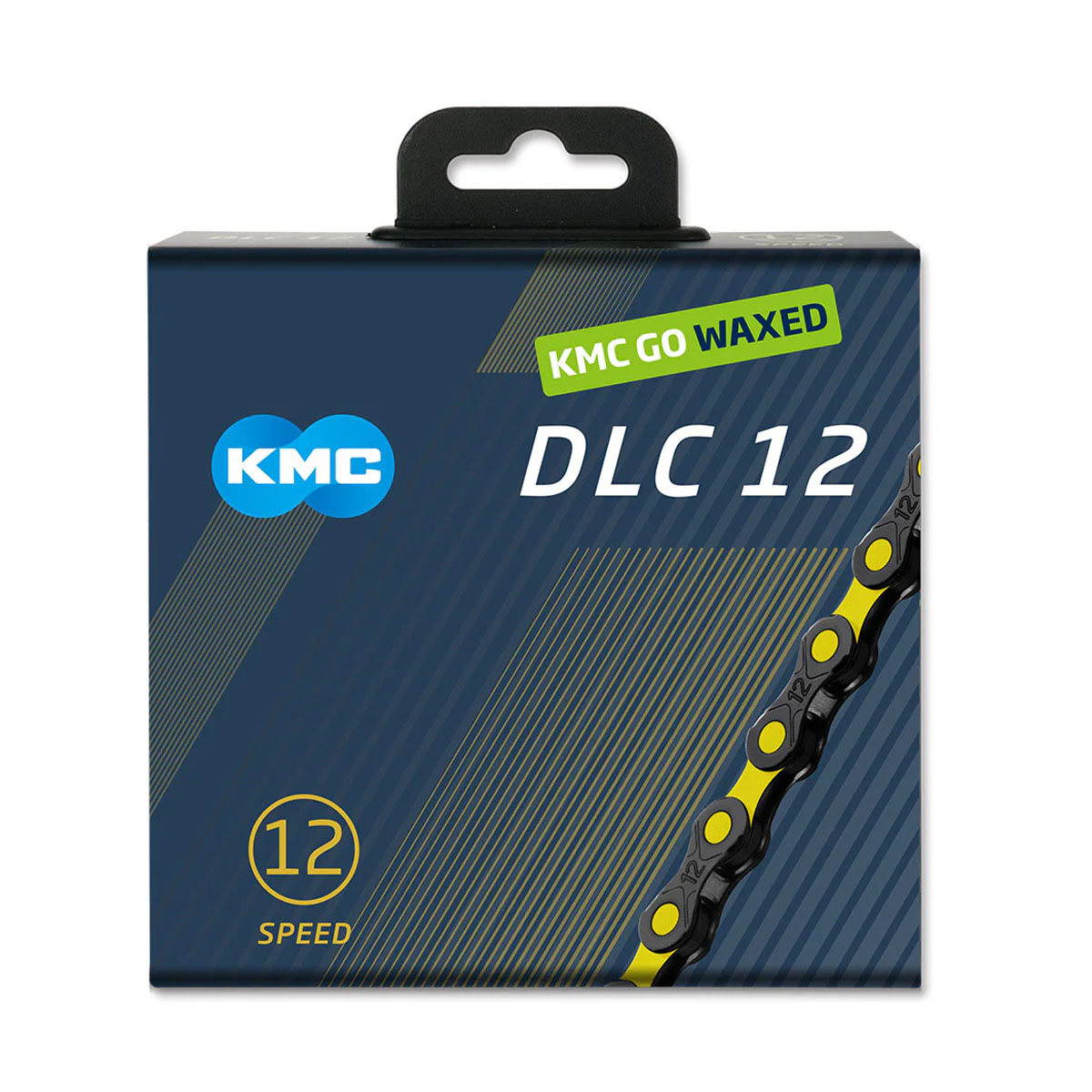 Цепь KMC DLC12 Black/Yellow