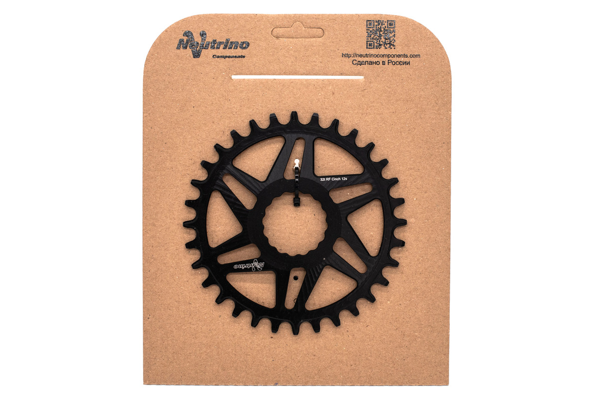 Звезда передняя Neutrino Race Face Cinch смещение 3мм SPD12 Black