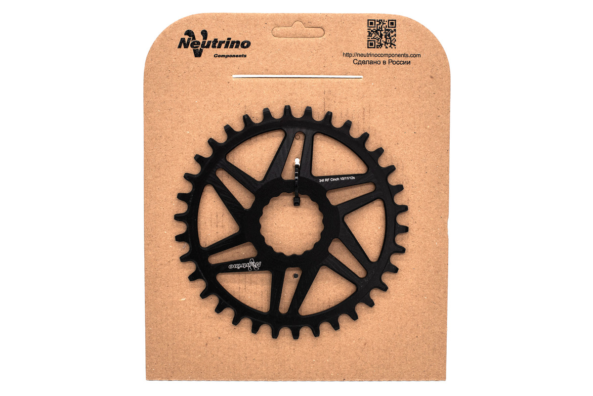 Звезда передняя Neutrino Race Face Cinch смещение 3мм SPD12 Black
