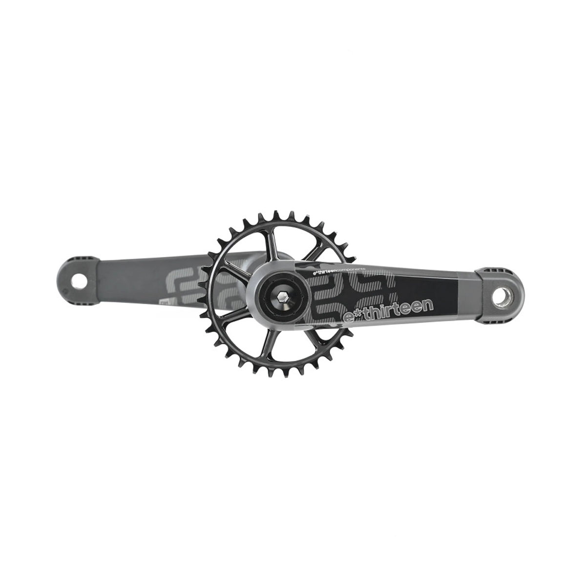 Шатуны e*thirteen LG1 Race Carbon Cranks Black