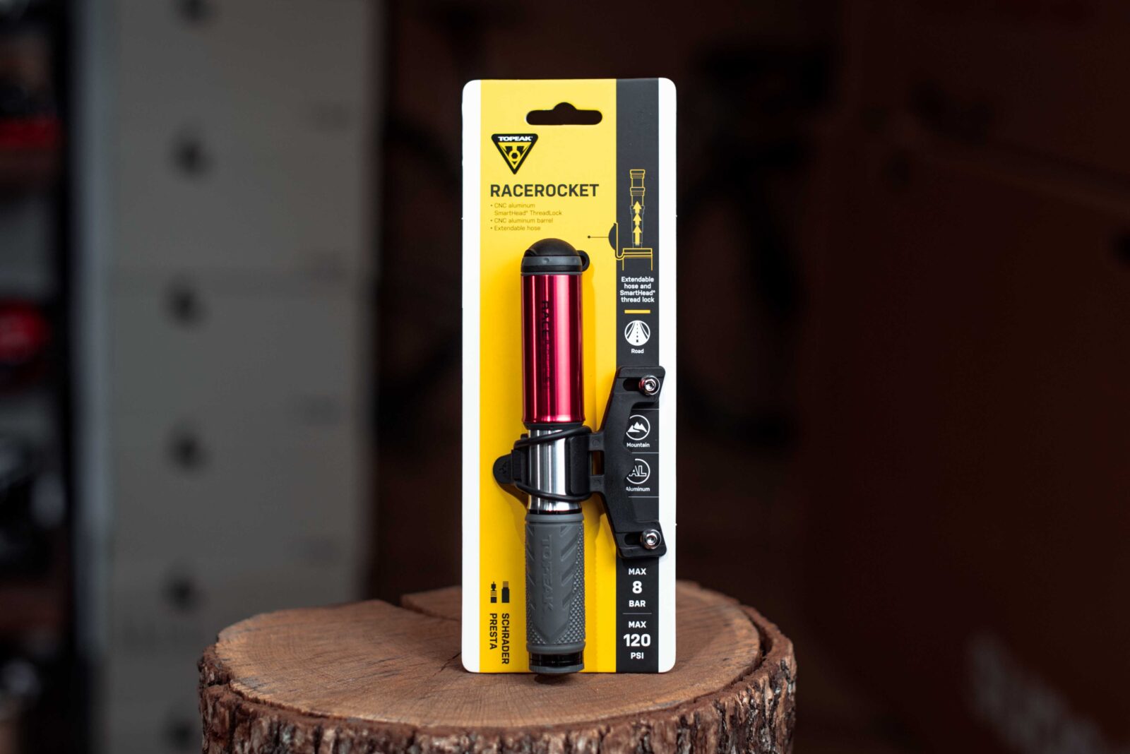 Насос ручной Topeak Racerocket Red