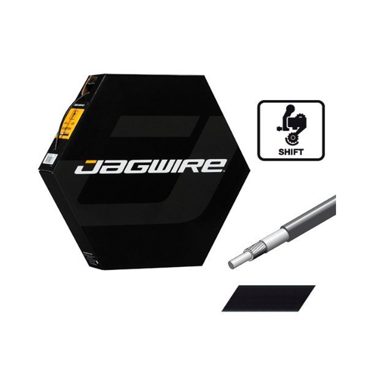 Рубашка для тросов переключения Jagwire Shift Housing LEX 1м Black