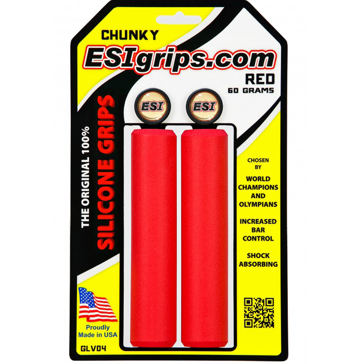 Грипсы ESI Chunky Red