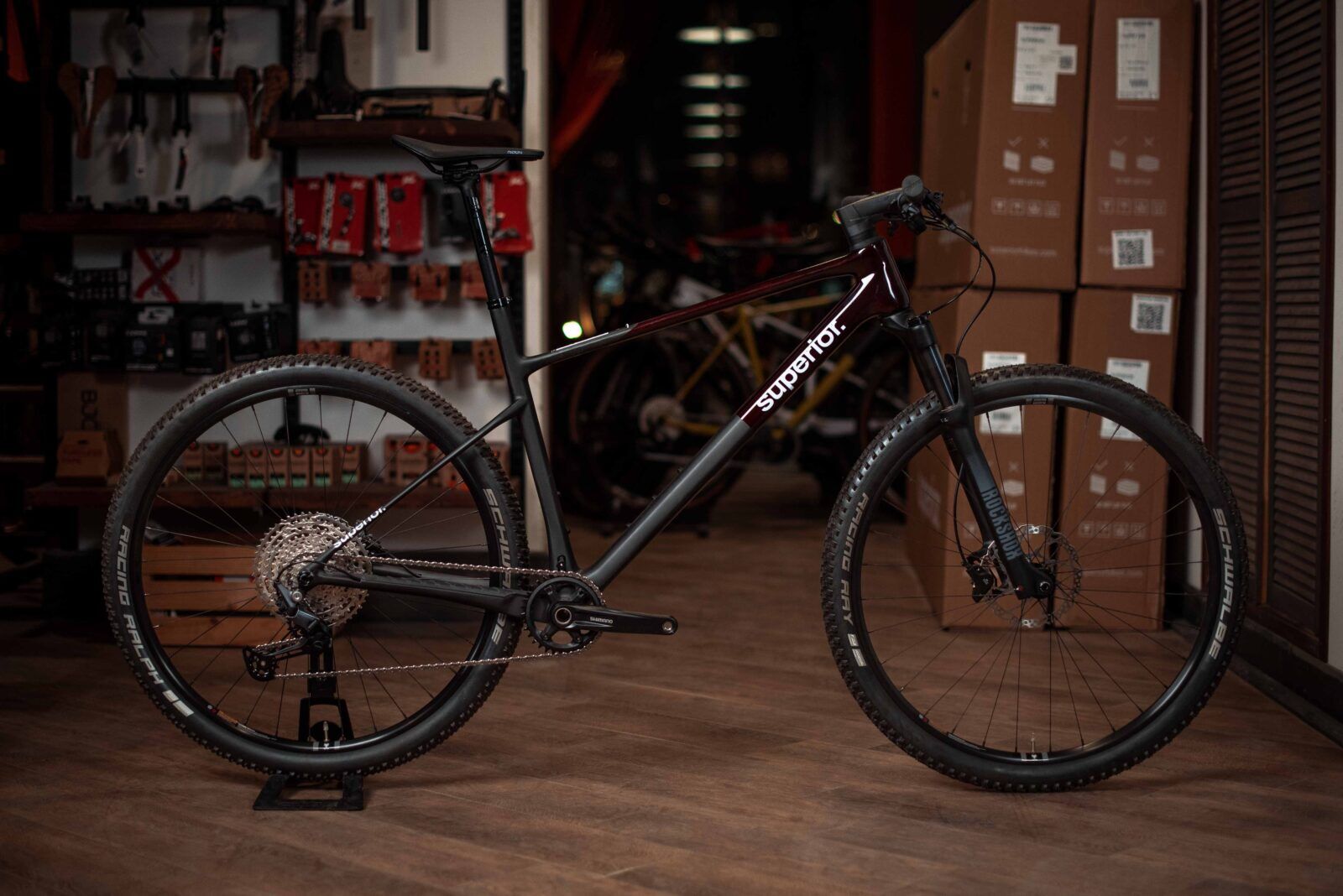 Велосипед Superior XP 9.2 Matte Carbon/Red Carbon