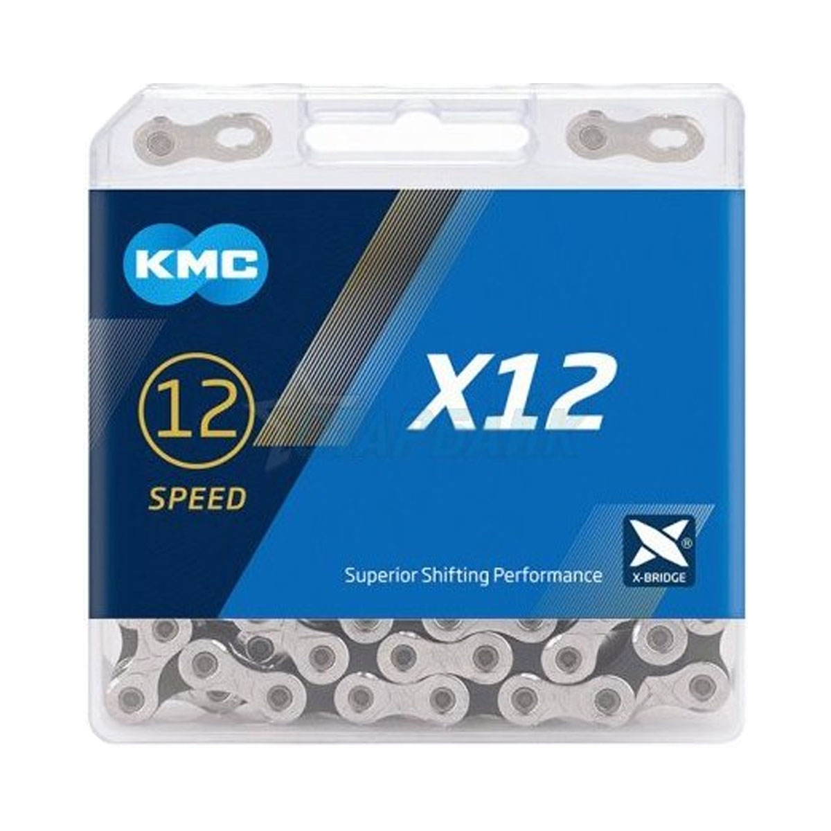 Цепь KMC X12 Silver/Black