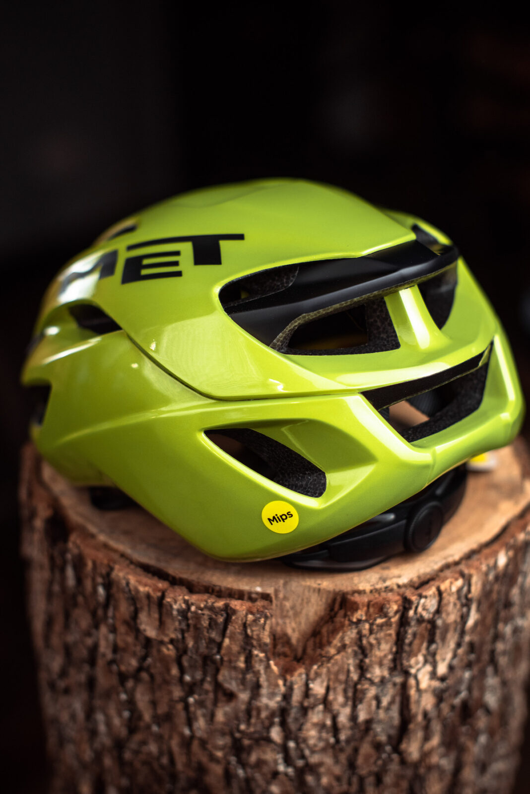 Велошлем Met Rivale MIPS Metallic Lime Yellow