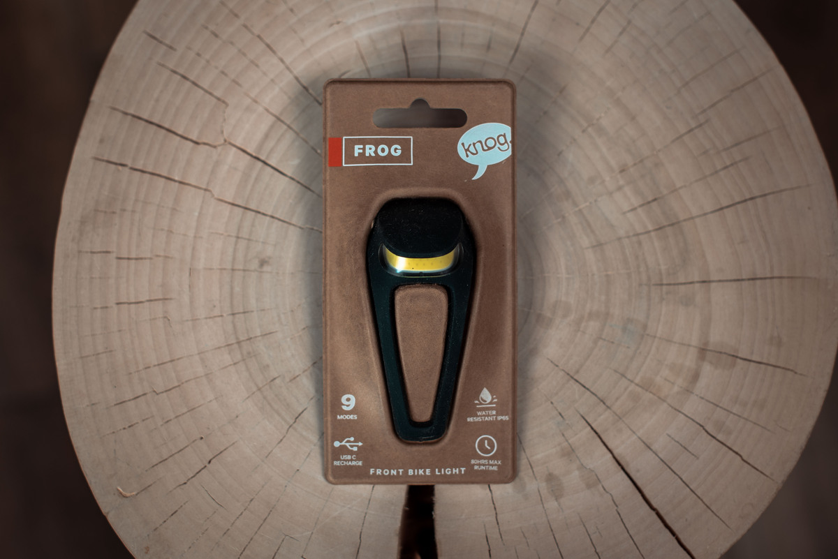 Фонарь передний Knog Frog V3 Front Spider Black