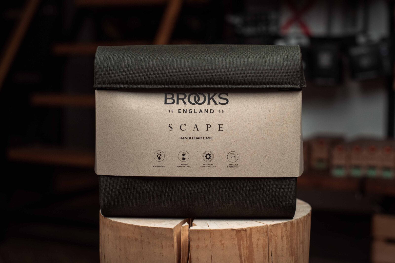 Сумка на руль Brooks Scape Handlebar Case Mud Green