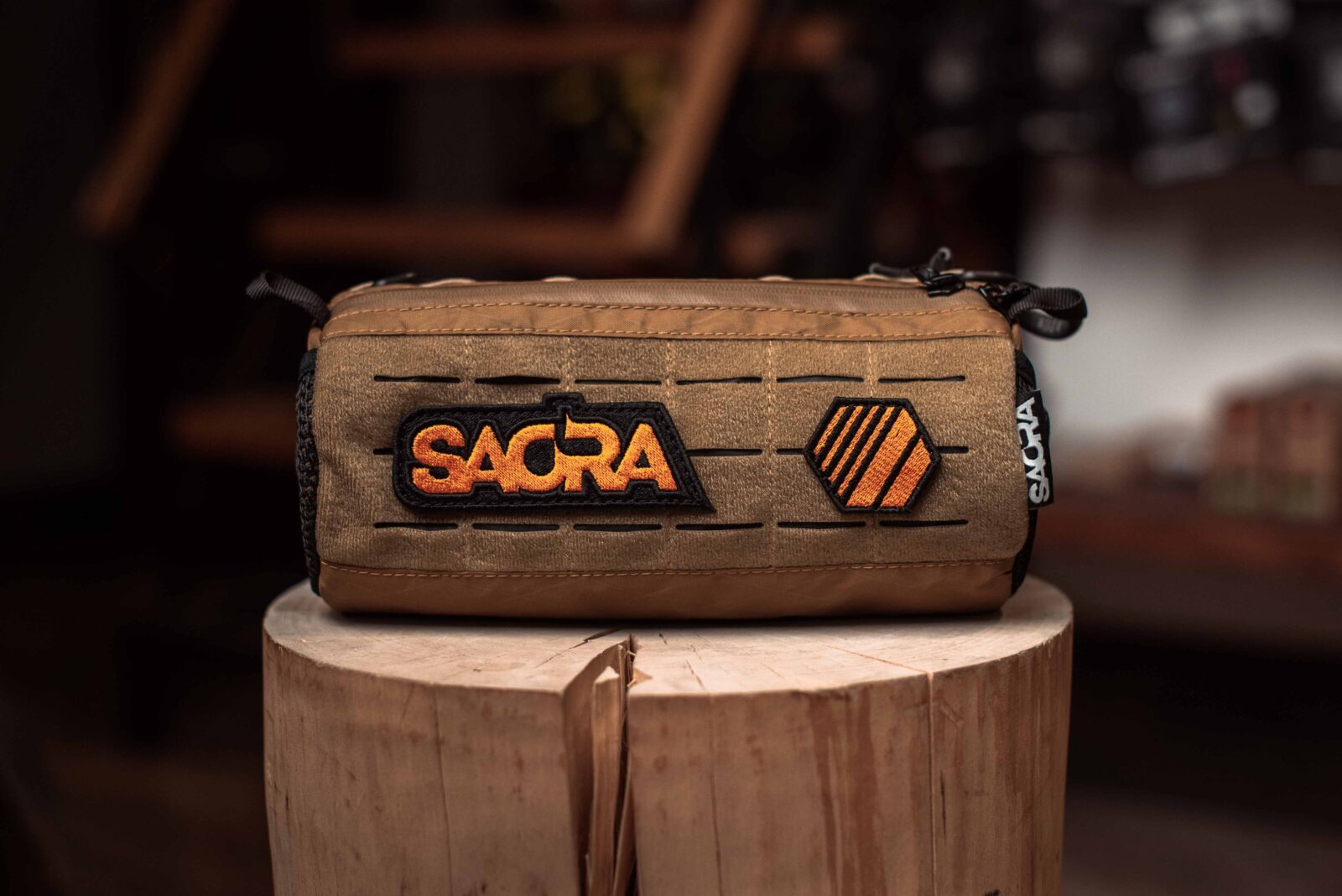 Сумка на руль Sacra Bar Bag Mini Ochre X-pac
