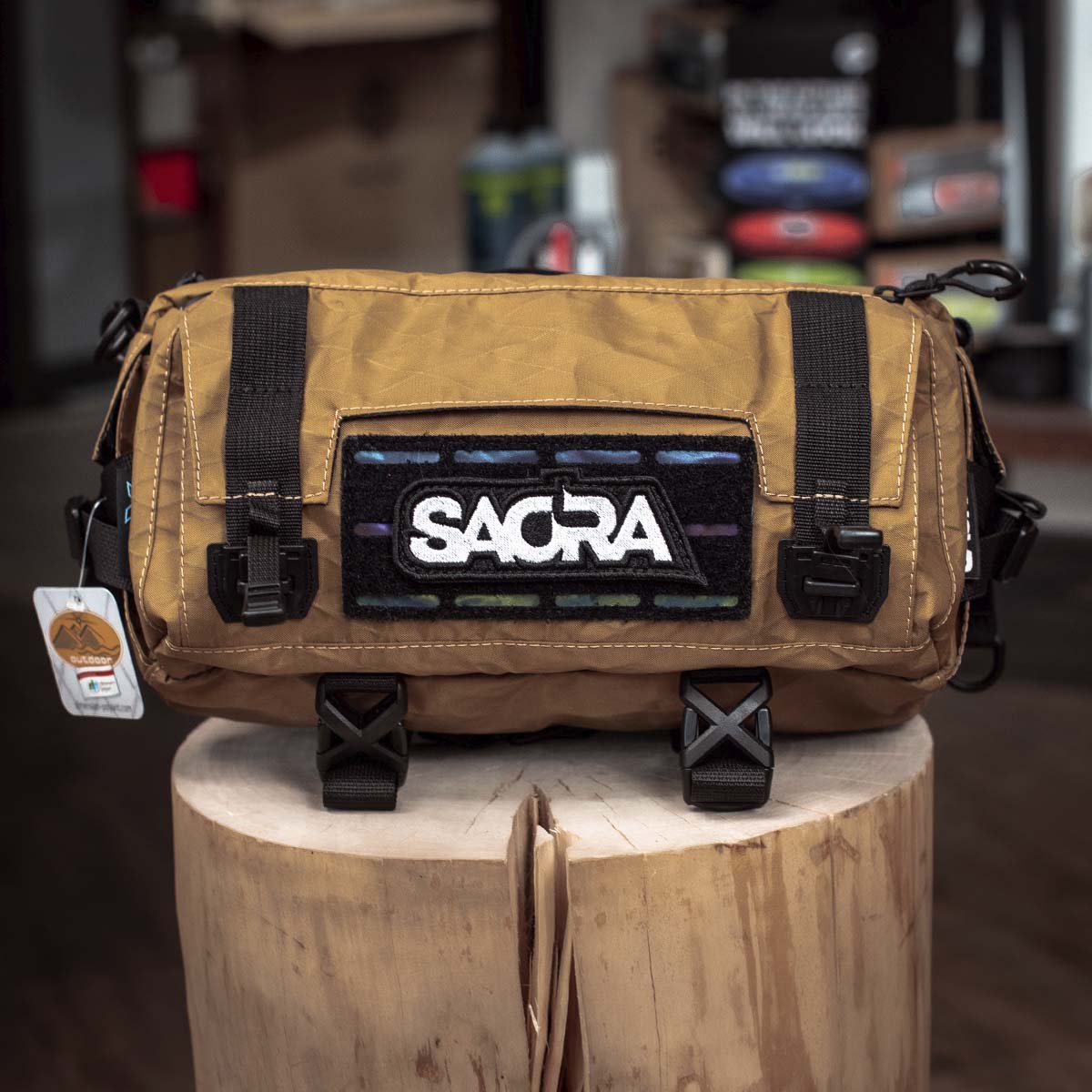 Сумка на руль Sacra Vector Mini 3.0 Xpac Fidlock Ochre Cotton