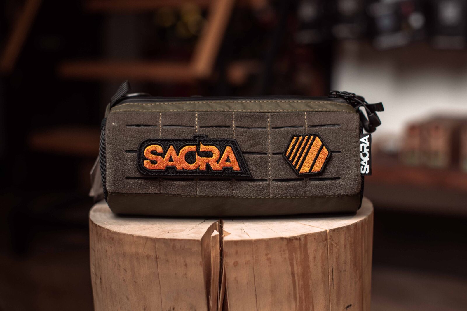 Сумка на руль Sacra Bar Bag Mini Olive X-pac
