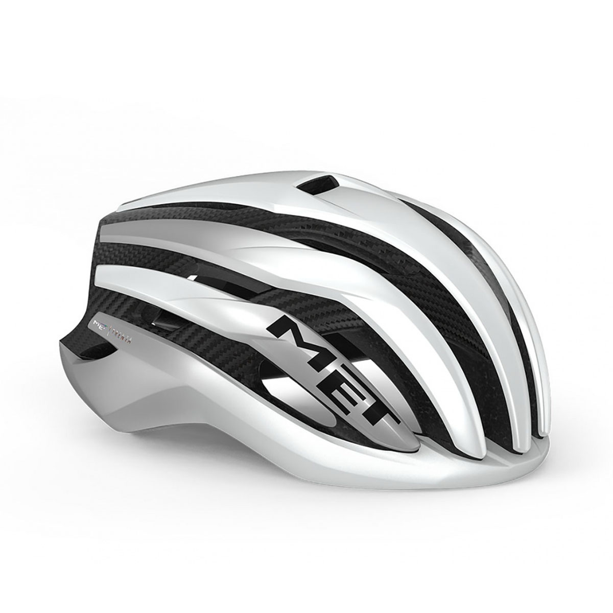 Велошлем Met Trenta 3K Carbon White/Glossy