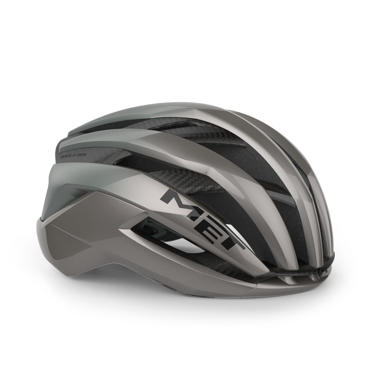 Велошлем Met Trenta 3K Carbon Opal Gray/Glossy