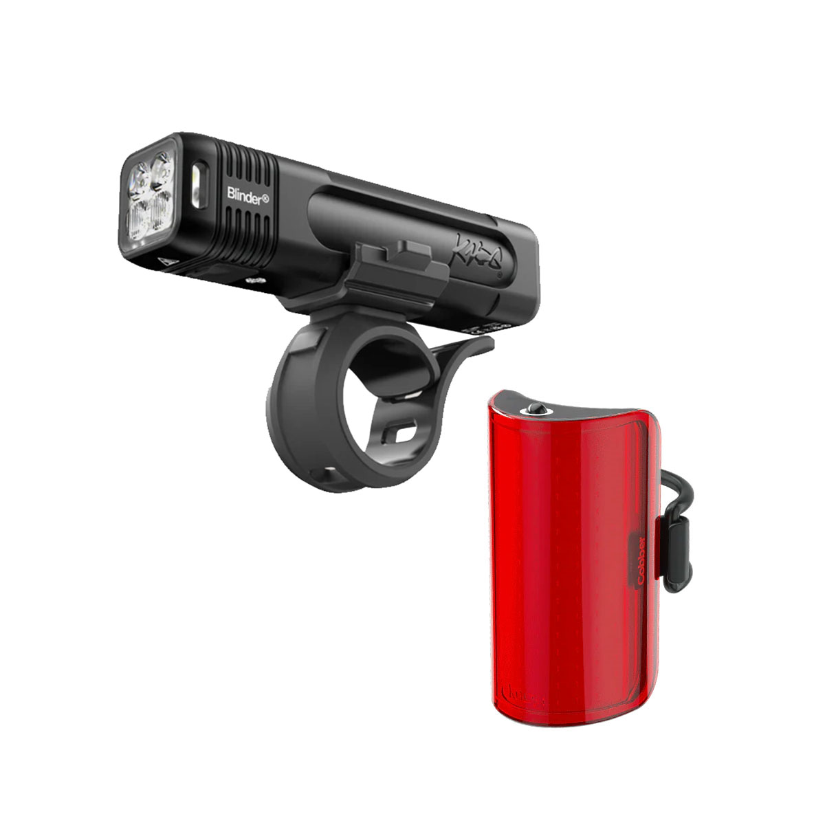 Комплект фонарей Knog Blinder 1000 & Cobber Reflex Rear Twinpack