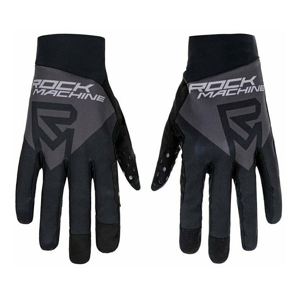 Велоперчатки Rock Machine Race FF Black/Grey
