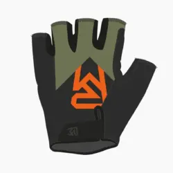 Велоперчатки Rock Machine Race SF Khakki/Orange/Black