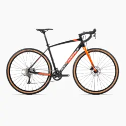 Велосипед Rock Machine Gravelride 200 Gloss Black/Silver/Orange