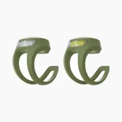 Комплект фонарей Knog Frog Twinpack Army Jacket Green